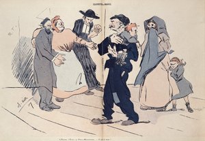 Struggle for a child between the child